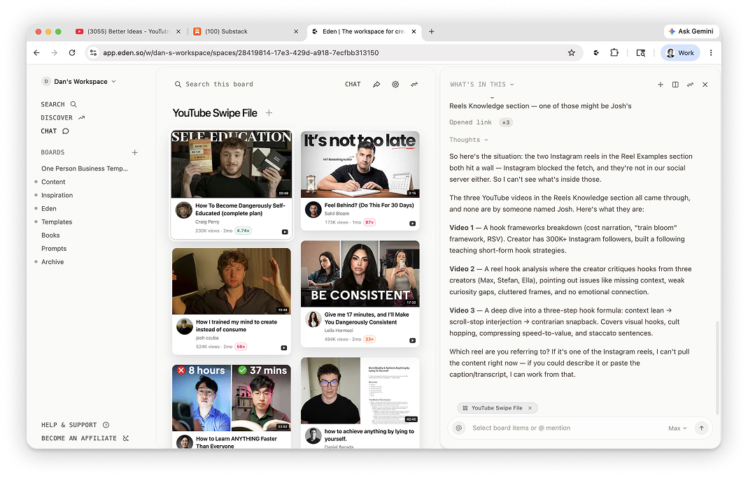 Organize, write, and chat