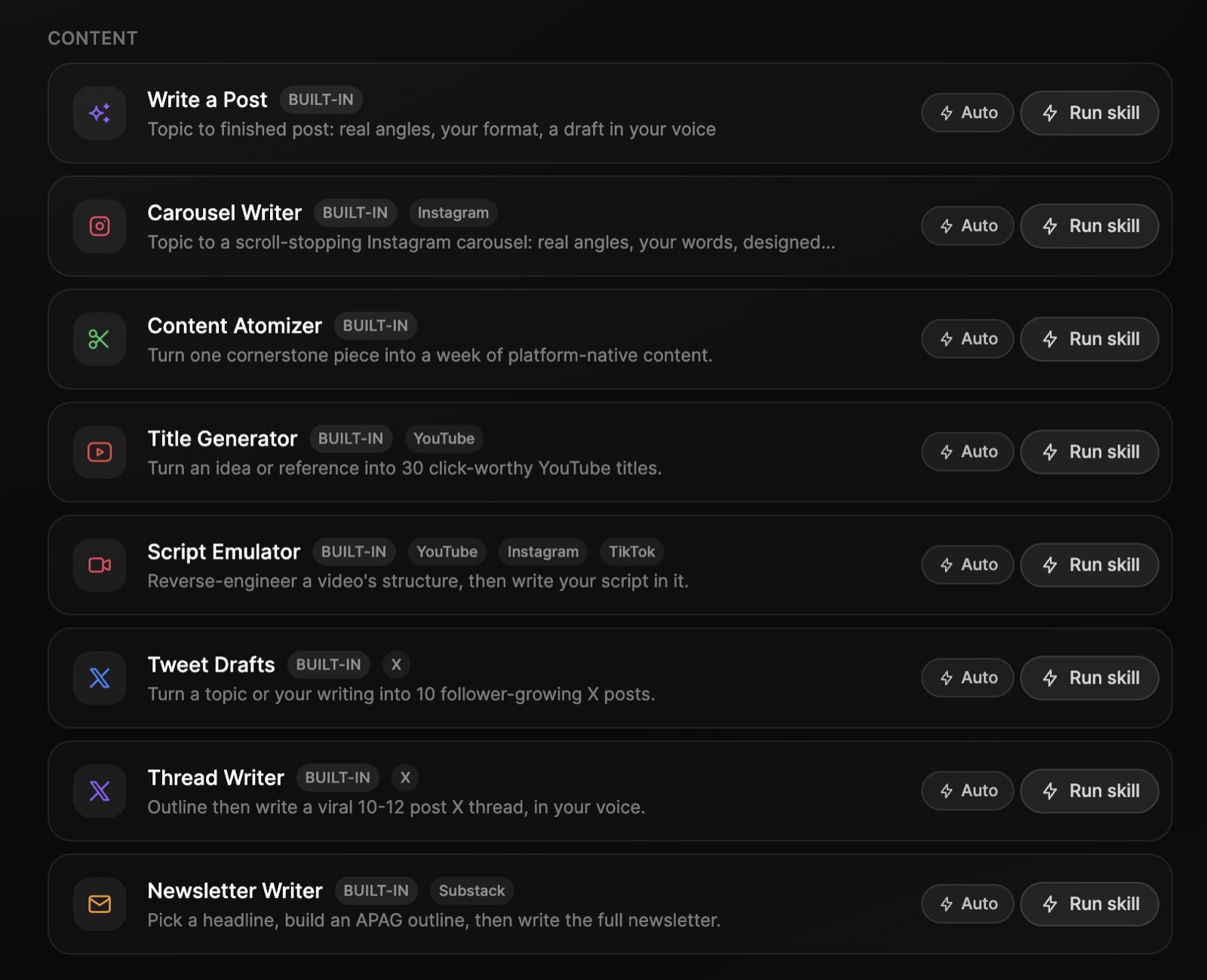 Eden's expert-built prompts for content, ideation, research, and marketing